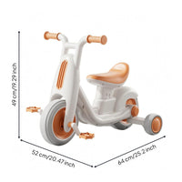 Three-Wheeled Tricycle Kids Trike Molded Body Young Child Trike Footrests