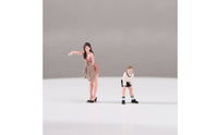 Hand-Painted Resin Figure Collectible 1:64 Scale Figure Tiny 1/64 Scale Figures for Diorama Builders