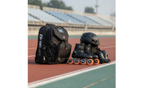Skating Equipment Carrier with Accessory Pockets Guarding Skate Backpack Breathable for Commute