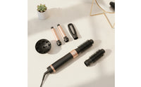 Curling 5-in-1 Hair Styler Adjustable Temperature Hot Air Brush with Interchangeable Heads Volumizing Air Styler Set Quick-Drying for Home