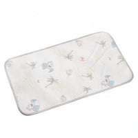 Rounded Corners Pet Sleeping Mat Stitched Edging Rectangular Pet Mat