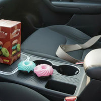 4 Pieces Doughnut Air Freshener Residue-Non-Sticky Pet Odor Neutralizer for Car
