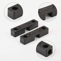 2 Pieces Sunroof Lock Clamp Plate Screw-Mount Sunroof Latch Clamp Plate Rectangular Hardware for Home Mechanics, Mechanics, Vehicle Maintenance