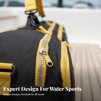 Large Capacity Freediving Fin Bag Foldable Long Blade Fin Bag Lightweight for Freedivers, Spearfishers, Travel, Beach, Boating