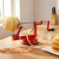 Crank Handle Countertop Apple Peeling Tool Suction Base Manual Apple Peeling Tool Metal Kitchen Tool Glossy Finish