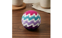 6 Pieces Handmade Spherical Crocheted Sandbag Multicolor Crocheted Sandbag