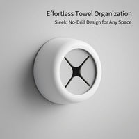 Sink and Tea Towel Rack for Kitchen Organization, No-Drill Wall-Mounted for Bathroom Storage, Single Hanging Hook in Japanese Style