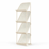 Periodical Rack Freestanding Periodical Display Rack Metal for Bookstore