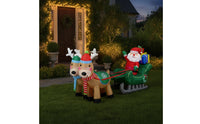 Light-up Santa Sleigh with Reindeer