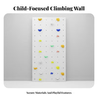 Indoor Climbing Wall Easy Installation children's Climbing Holds Strong and Sturdy Wall Mounted Playground for Young Children, Playroom
