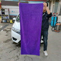 60x180cm Car Drying Towel and Large Microfibre Towel, Microfibre Cloths for Car Washing, Plain Weave Single-Ply Cleaning Cloth