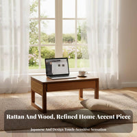 Foldable Folding Floor Desk Space-Saving Folding Lap Desk adaptable Low Table No Assembly Required for Dorm Residents, Home Workers, Bay sill, Small areas, Bedroom, Living Room