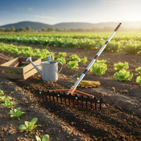 14 Tooth Rake Multi-Purpose Bow Rake Rust Resistant for Yard