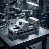 High Precision Vise with Rotating Base Hardened Toolmaker Vise Compact Vice Professional for Machinists, Hobbyists, Cnc Machining