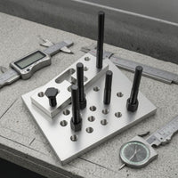 Hydraulic Press Block Set Multifunction Threaded Rod Set Metal Bushing Removal Kit