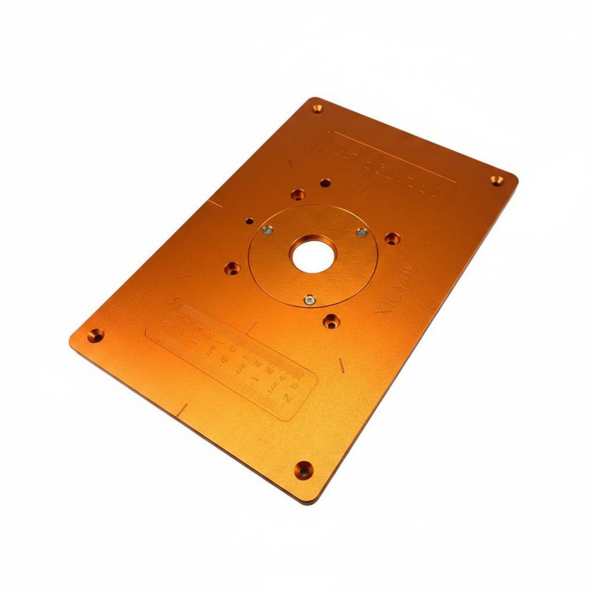 DIY Modification Router Table Insert Plate Multi-Purpose Router Insert Plate Centering Hole Power Tool Part Precise Drilling for DIYers, Woodworkers, Woodworking Bench, Workshop