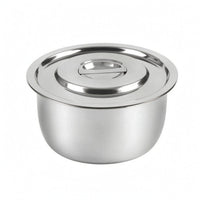 Stainless Steel Cooking Pot Easy to Clean Lidded Pot   Kitchenware