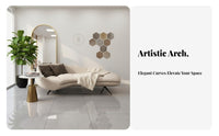 curved Sofa Nordic aesthetic Living Room Furniture Curved Design Home Seating for Interior Designers, Apartment Dwellers, Reception Area, Lounge, Studio