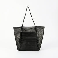 Reinforced Mesh Bag with Inner Pocket Spacious Mesh Tote Bag Transparent Breathable for Women, Swimmers, Beach, Pool, Gym, Travel