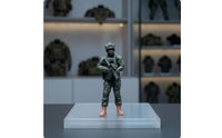 Combatant with Concealment Pattern Combatant Figurine Highly Detailed Figurine for Diorama Builders, Hobbyists