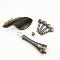 Wooden Violin Peg Tapered Violin Tuning Peg Fiddle Replacement Parts Carved Fiddle Parts Polished for Luthier, Repair Shop