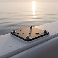 Thickened Downrigger Mounting Base High Strength Downrigger Base Plate Heavy Duty Boat Trolling Mount Load Bearing for Anglers, Marine Use