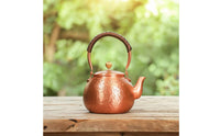 Handmade Hammered Copper Kettle Traditional Copper Tea Kettle Craftsmanmade Kitchenware for Collectors, Camping