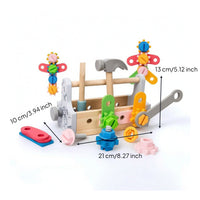 Toy Tool Set with Basket Educational Playset Fine Motor for Classroom
