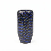 Adapter Sleeves Threaded Gear Selector Knob Woven-Look Carbon Fiber Gear Selector Knob