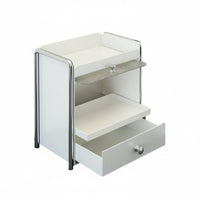 Dustproof 4-Drawer Cosmetic Chest Effortless-Glide Drawers 4-Drawer Cabinet Space-Saving Desktop Organizer Multifunctional for Makeup Enthusiasts, Office Workers, Countertop, Bedroom, Dressing Table, Dorm Room