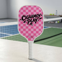 Lightweight Pickleball Paddle with Wrapped Grip Long-Lasting Paddle with Non Slip Grip Ergonomic Pickleball Overgrip Soft for Beginners, Families, Outdoor Games, Weekend Recreation