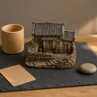 Rural House Ornament Miniature Garden Ornament Desktop Display