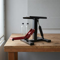 Motorcycle Repair Stool   Lifting Stand Wide Base Garage Equipment for Workshop