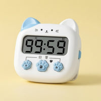 Countdown Clock Desk Timer with Stand Large Display Alarm Clock Silent Classroom Timer Magnetic Back for Student Study Cooking Office Suitable for Children Adults Home Work