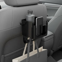 2 in 1 Seatback Hook Phone Holder Universal Fit Car Seatback Hook with Phone Holder Easy Installation Vehicle Purse Hanger for Families, Road Trips