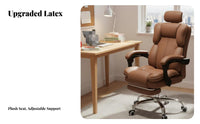 High-Back Reclining Chair with Footrest Ergonomic Design for Executives, Gamers