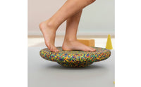 Flower-Shaped Balance Stepping Stone Textured Stepping Stone with Domed Top Molded Toy Set Lightweight for Children, Toddlers