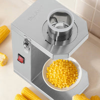 Labor-Saving Automatic Corn Stripper Machine Easy to Clean Electric Corn Kernel Remover Splatterwithout Splatter for Restaurant