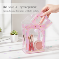 Soft Pastel Clear Ita Bag Coin Purse Keychain Mini Cosmetic Pouch for Students
