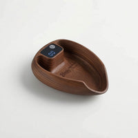 Digital Coffee Bean Weighing Tray with Scale Electronic Wooden Coffee Dosing Tray Single-Dose Weigh Boat Exact for Espresso Enthusiasts