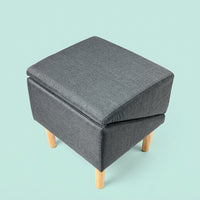 Dog Steps for Bed and Sofa with Foldable Design for Small Portable Pet Stairs with Textile Surface, Lightweight Home Furniture
