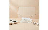 Acrylic Book Stand with Steel Frame Versatile Desktop Book Stand Clear for Learning
