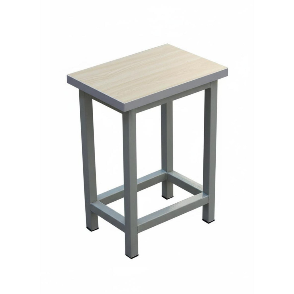 Anti-Static Utility Stool Raised Height Four-Legged Square Stool DurableDuty Work Seat functional and aesthetic for Factory Workers, Professionals, Workshop, School, Assembly Line, Office