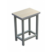 Anti-Static Utility Stool Raised Height Four-Legged Square Stool DurableDuty Work Seat functional and aesthetic for Factory Workers, Professionals, Workshop, School, Assembly Line, Office