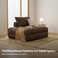 Japanesedesign Foldable Floor Mattress Multi-Functional transformable Foam Block Chair Space-Saving Sofa Bed lengthenable for Apartment Dwellers, Students, Young Adults, Small Spaces, Living Room, Bedroom