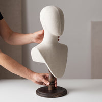Mannequin Head Display Stand for Wigs, Scarves, and Jewelry