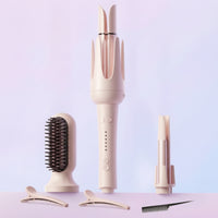 Electric Styler with Interchangeable Heads Professional Multi-Styler Lightweight Curling Iron with Brush Portable for Women, Home, Travel