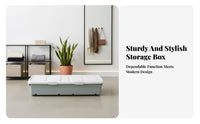 Wheeled Under-Bed Box Space-Saving Wheeled Underbed Box Stackable Design