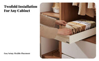 Sliding Wardrobe Drawer Pull-extendable Design Closet Organizer Multi-Functional
