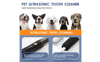 Vibrational Pet Vibrational Tooth Cleaner USB Rechargeable Pet Vibrational Oral Cleaner Cordless Tartar Remover Gum-Friendly for Cats, Home Grooming, Travel